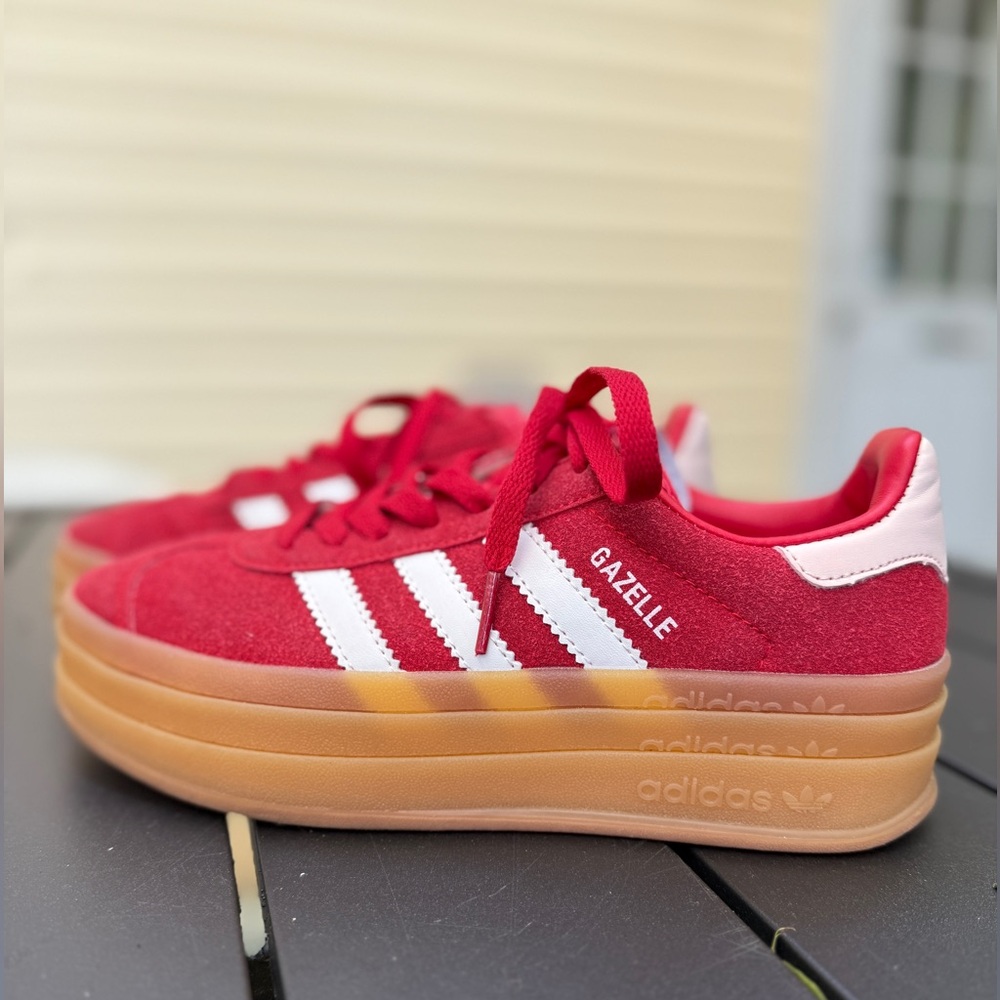 Adidas Gazelle Bold Women's Red Sneakers